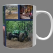Pictures of Haspin Acres on Mug with blue dividers